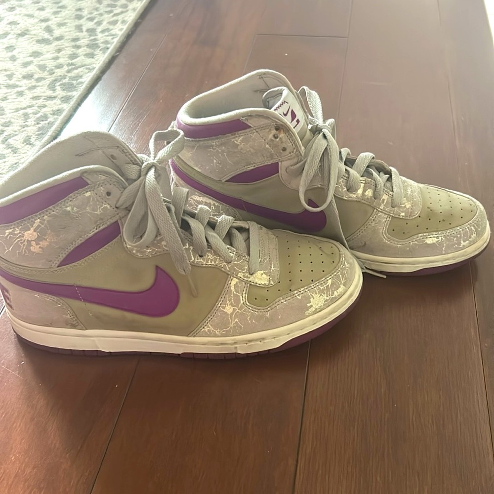 Kids Nike Air Force One Hightop Sneakers Size Toddler 9.5 - Picture 3 of 7